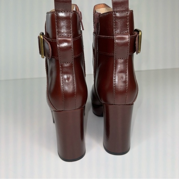 Jeffrey Campbell Amuse Platform Bootie Zip Bronze Brown 9 - Picture 9 of 17